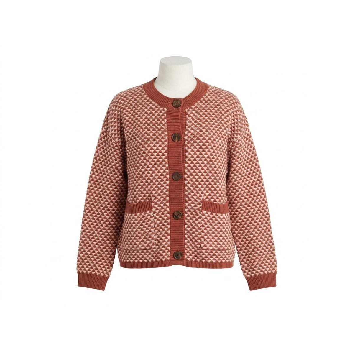 New Varley Elmwick Knit Jacket In Maple